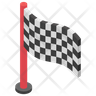 icon checkered flag