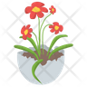 spring flower logo