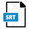 icons of srt file