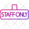 staff only icons
