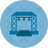 concert stage symbol