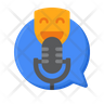icon for stand up comedian
