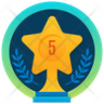golden trophy icons
