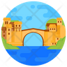 mostar bridge icons