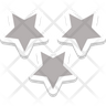 free three stars icons