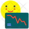 stats decrease emoji