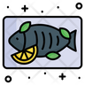 steamed fish icons free