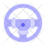 sterring wheel symbol