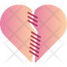 heart stitches icons