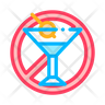 stop alcohol icon png
