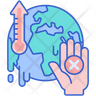 icon for stop global warming