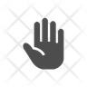 icons for stop hand