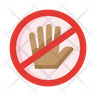 stop hand logo