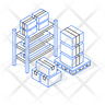 icon for storage cart