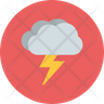 cloud bolt icons free