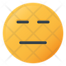straight face icon png