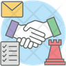 free strategic partnership icons