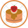 icon for strawberry cake