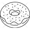 strawberry donut icon png