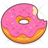 bite donut emoji