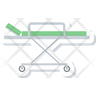 icon for hospital stretcher