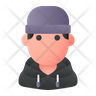 stylish boy symbol