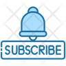 subscribe notification icons free