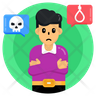 suicidal thoughts icon svg