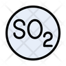 sulfur dioxide icon svg