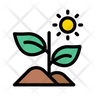 sun plant emoji