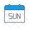 sunday emoji