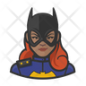 superhero batgirl logos