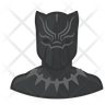 icons for superhero black panther