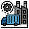 supply chain management icon