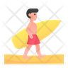 man surfer logo