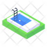 home swimming pool icon png