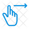 slide hand icon png