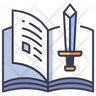 sword book icons