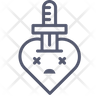 sword symbol logo