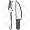 knife fork icons