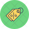 cake tag icon