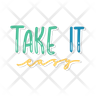 take it easy icon png