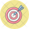 educational target icons