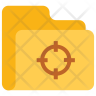 target folder symbol