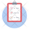 icons for approved document