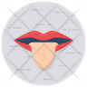 tongue licking logo