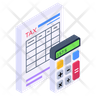 icon for accounting paper