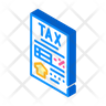 tax deduction icons