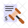 taxation rules icon svg