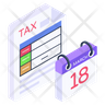 icon for calendar pay day